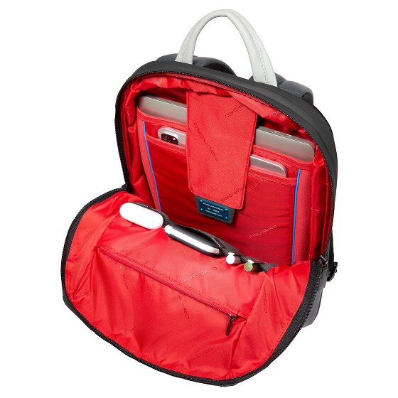 Piquadro Zaino Plecak Skóra 42 cm Komora na laptopa