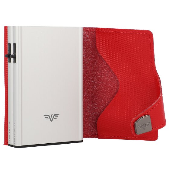 Tru Virtu Etui na karty kredytowe Click & Slide Portfel RFID Skóra 6,5 cm