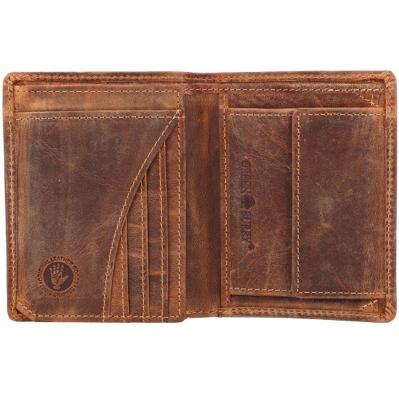 Greenburry Vintage Wallet RFID Leather 10 cm