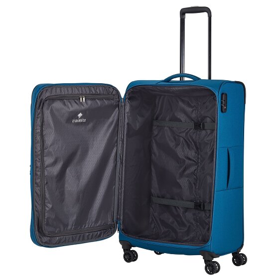 Travelite Chios 4 kółka Walizka L 78 cm z plisą rozprężną