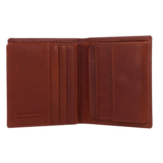 Greenburry Vintage Portfel Ochrona RFID Skórzany 9.5 cm