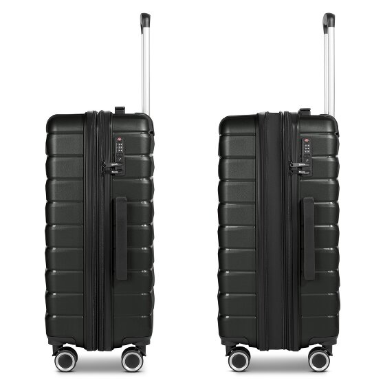 Bench Paris 4 kółka Zestaw walizek 3-części z plisą rozprężną