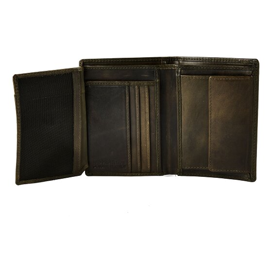 Greenburry Newport Portfel Ochrona RFID Skórzany 9 cm