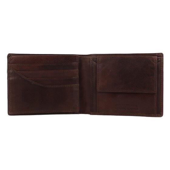 Greenburry Newport Portfel Ochrona RFID Skóra 12 cm