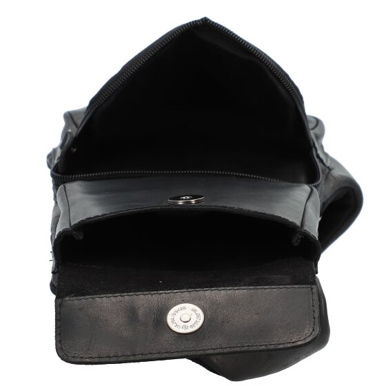 Greenburry Pure Black Torba na ramię Skórzany 16 cm