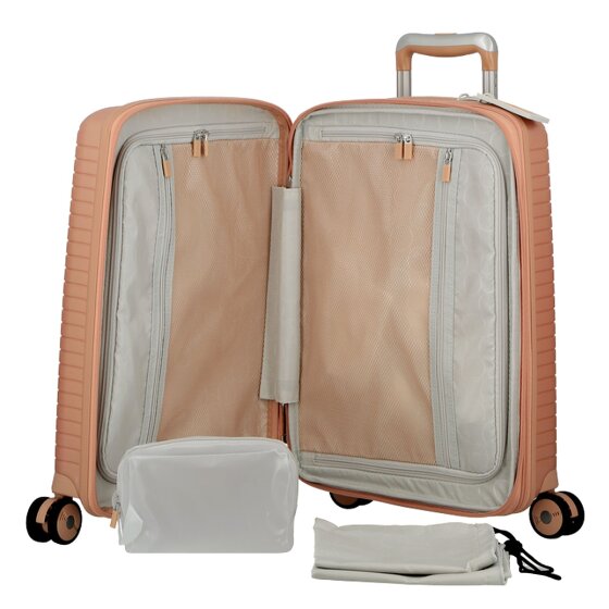 Jump Evae 4 kółka Zestaw walizek 3-części z plisą rozprężną