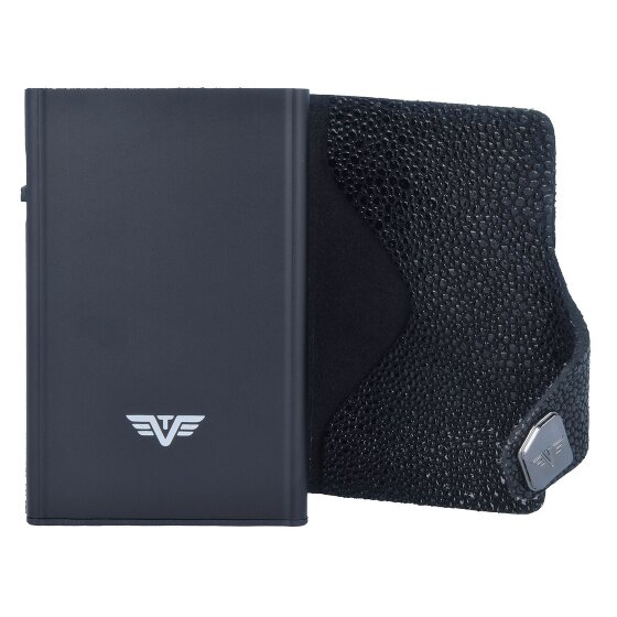 Tru Virtu Click & Slide Etui na karty kredytowe Ochrona RFID Skóra 6.5 cm