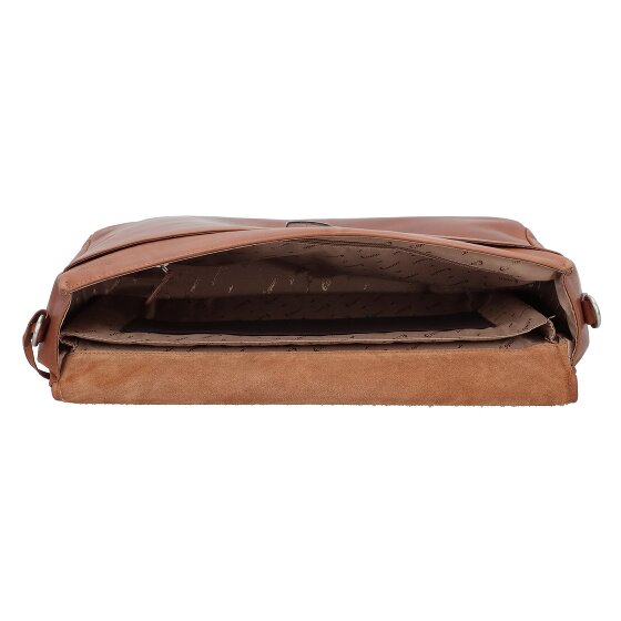 Esquire Dallas Teczka Skórzany 40 cm Komora na laptopa