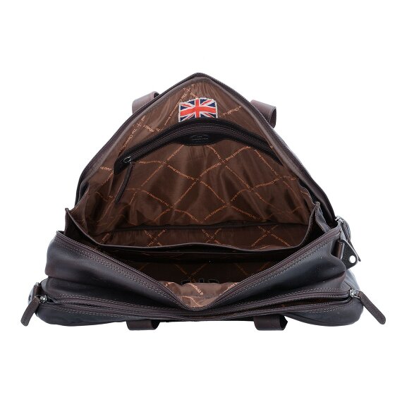 The Chesterfield Brand Wax Pull Up Teczka Skórzany 44 cm Komora na laptopa