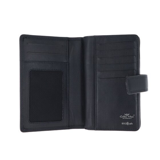 Golden Head Polo Portfel Ochrona RFID Skóra 15.5 cm