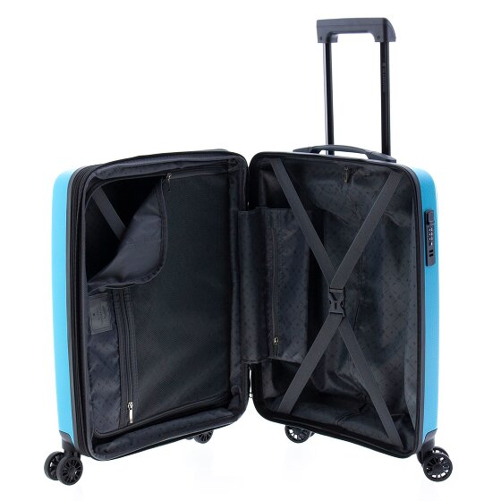 Gladiator 1700 4 kółka Walizka kabinowy 55 cm z plisą rozprężną