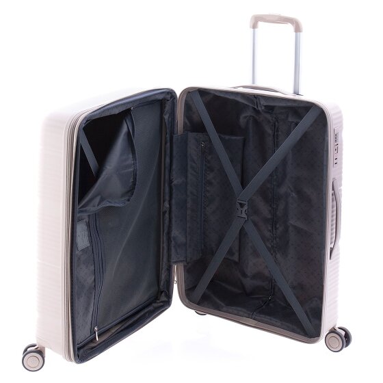 Gladiator 0800 4 kółka Walizka 65 cm z plisą rozprężną