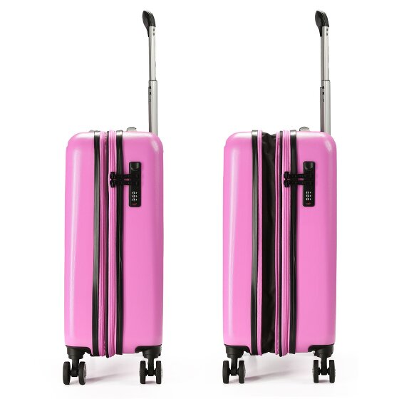 Gabol Future Plus 4 kółka Walizka kabinowy 55 cm z plisą rozprężną