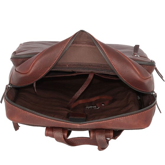 Burkely Antique Avery Plecak skórzany 44 cm Komora na laptopa