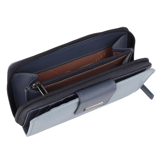 bugatti Sina Portfel Ochrona RFID Skórzany 16 cm