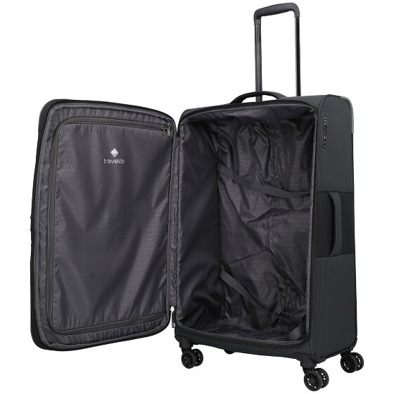 Travelite Corsiica 4 kółka Walizka L 77 cm z plisą rozprężną