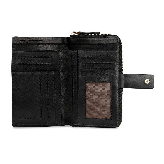 bugatti Noemi Portfel Ochrona RFID Skórzany 16 cm