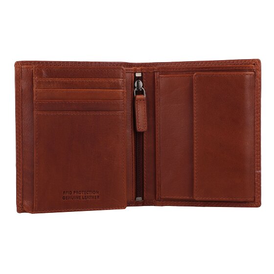 Greenburry Vintage Portfel Ochrona RFID Skórzany 10.5 cm
