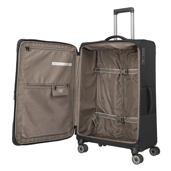 Travelite Crosslite 4 kółka Walizka XL 81 cm z plisą rozprężną