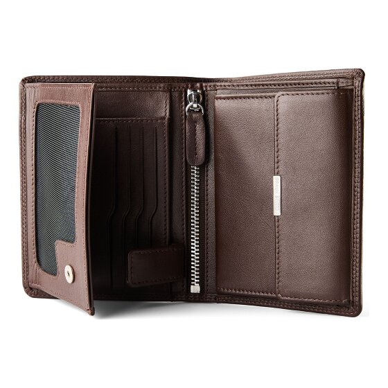 Braun Büffel Golf 3.0 Portfel Ochrona RFID Skórzany 9.5 cm