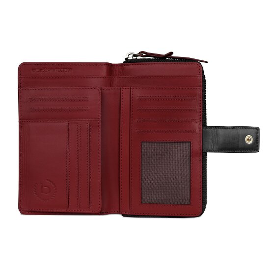 bugatti Viola Portfel Ochrona RFID Skórzany 16 cm