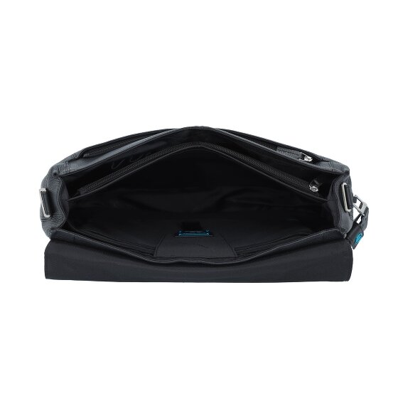 Piquadro Vibe Briefcase Messenger Skórzany 41 cm Komora na laptopa