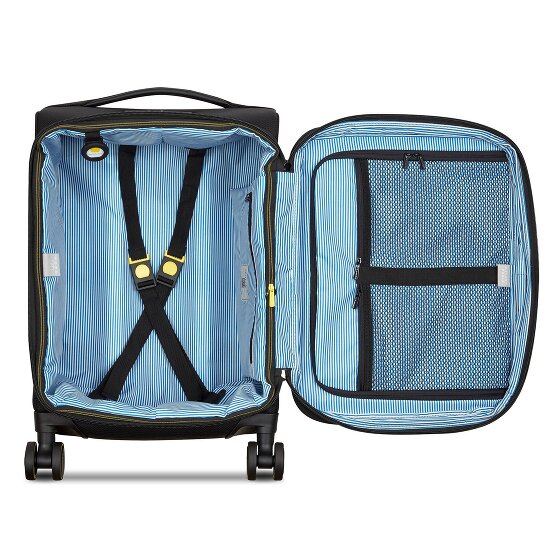 Delsey Paris Montmartre 3 4 kółka Walizka kabinowy 55 cm z plisą rozprężną