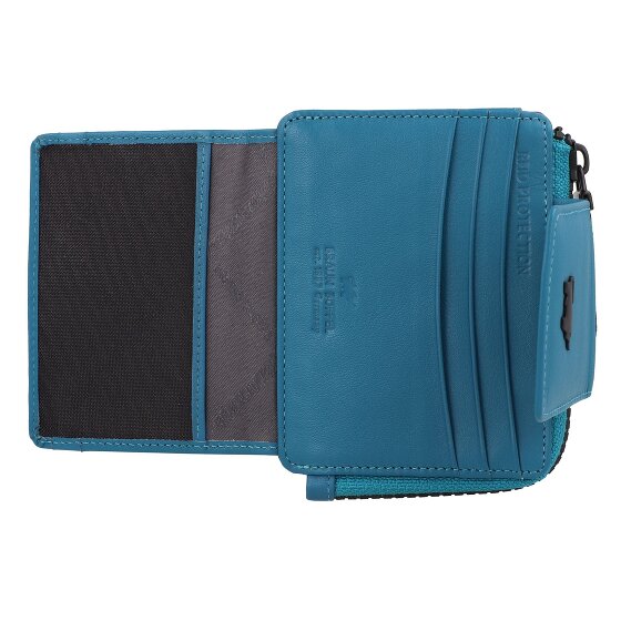 Braun Büffel Capri Etui na karty kredytowe Ochrona RFID Skórzany 11 cm