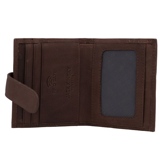 Jack Kinsky Aruba Portfel Ochrona RFID Skórzany 10 cm