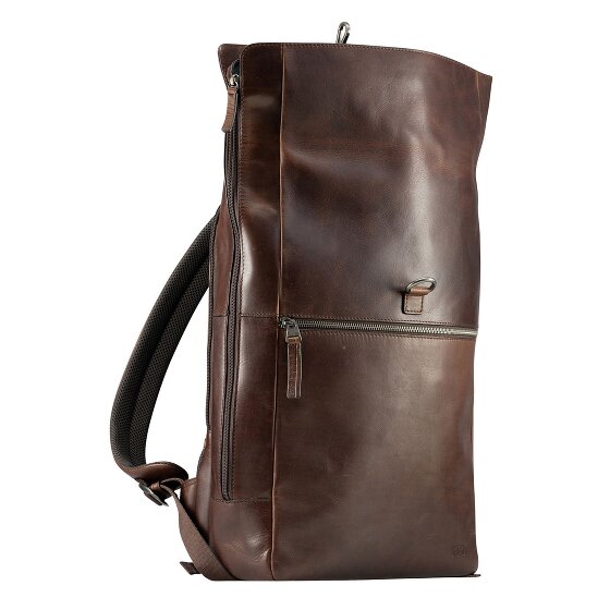 Jost Lund Plecak biznesowy Skórzany 44 cm Komora na laptopa
