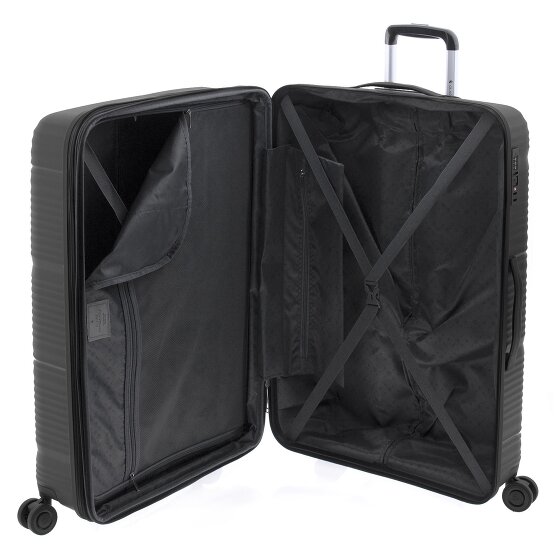 Gladiator 0800 4 kółka Walizka 76 cm z plisą rozprężną