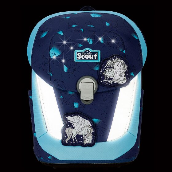 Scout Zestaw tornistra szkolnego Sunny II LED 4szt.