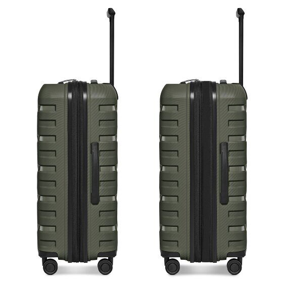 Smartbox Edition 01 4 kółka Zestaw walizek 3-części z plisą rozprężną