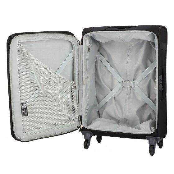 Samsonite Citybeat 4 kółka Walizka 66 cm z plisą rozprężną