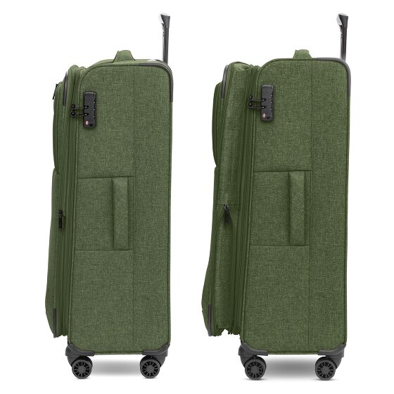 Redolz Essentials 12 LARGE 4 kółka Walizka 79 cm z plisą rozprężną