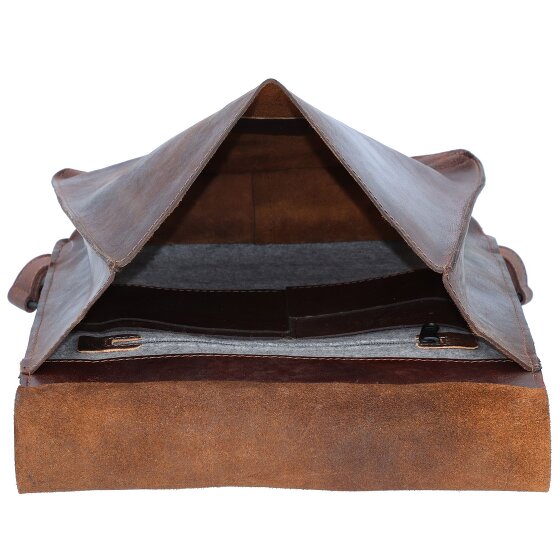 Harold's Aberdeen Plecak skórzany 35 cm Komora na laptopa