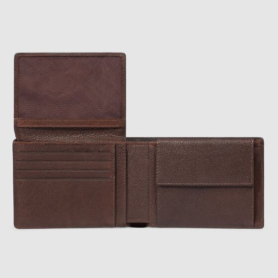 Piquadro Hedley Portfel Ochrona RFID Skórzany 12.5 cm