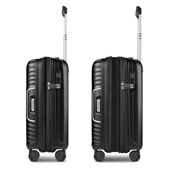 Redolz Essentials 01 4 kółka Walizka kabinowa 53 cm z funkcją poszerzenia