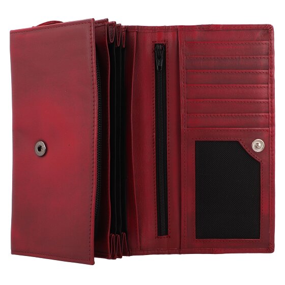 Greenburry Destressed Portfel Ochrona RFID Skórzany 18.5 cm