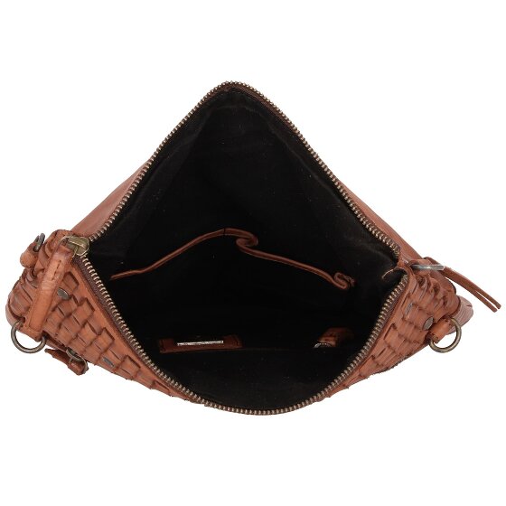 Harbour 2nd Miękka tkana filipińska torba na ramię ze skóry 30 cm