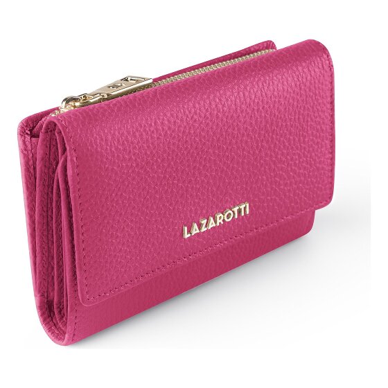 Lazarotti Portfel Bologna Leather XL z kieszenią zapinaną na zamek dookoła, Skóra, 14 cm