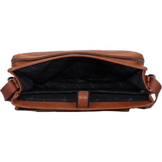 Plevier Skórzana teczka Quartz 41 cm z przegrodą na laptopa