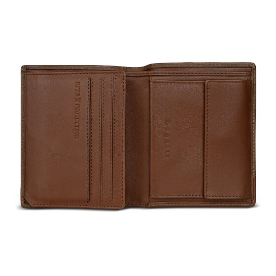 bugatti Due Portfel Ochrona RFID Skórzany 9 cm