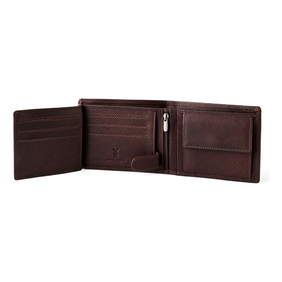 Jack Kinsky Porto 101 Portfel Ochrona RFID Skórzany 12.5 cm