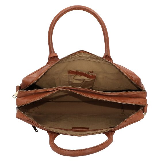 Burkely Vintage Taylor Briefcase Leather 40 cm Komora na laptopa