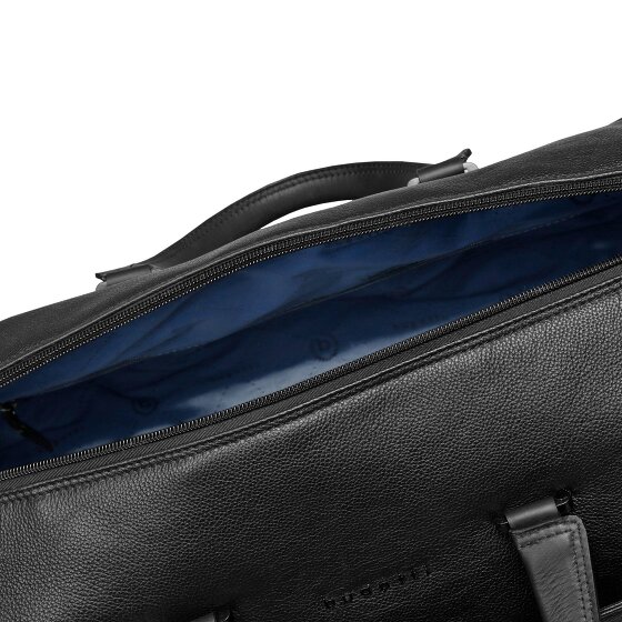 bugatti Black Torba podróżna Weekender Skóra 50 cm