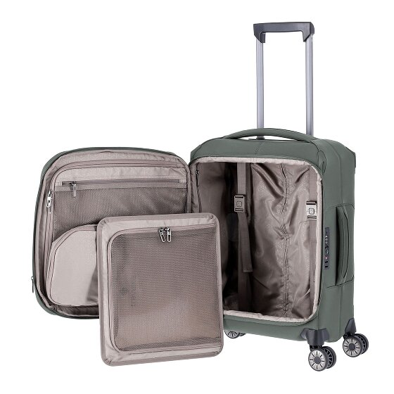 Travelite Priima 4 kółka Walizka kabinowy 55 cm z plisą rozprężną