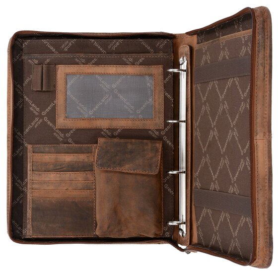 Greenland Nature Montenegro Folder uczelniany Skórzany 34 cm