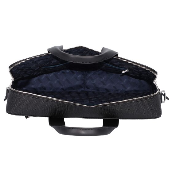 Lacoste Skórzana aktówka Chantaco 39 cm z przegrodą na laptopa