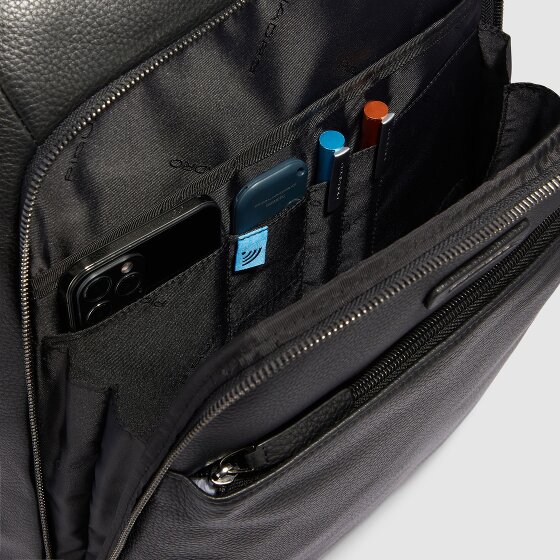 Piquadro Modus Plecak Skórzany 42 cm Komora na laptopa